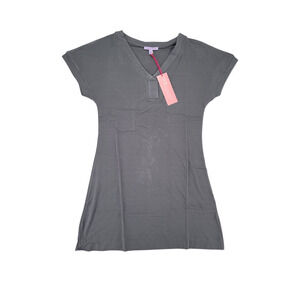 HB by Hale Bob Women's‎ Gray Stretch Modal Gown Dress Size Small NWT